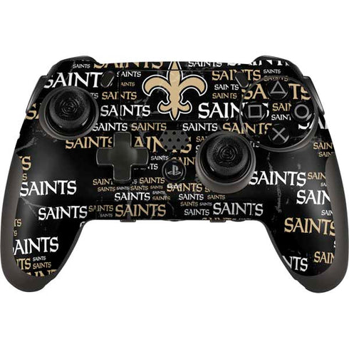 NFL New Orleans Saints Black Blast PlayStation Scuf Vantage 2 Controller Skin
